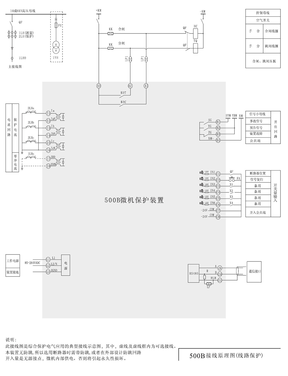 SJP-500B迷你微機保護裝置產(chǎn)品參數(shù)圖片一