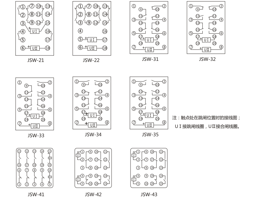 JSW-43靜態(tài)雙位置繼電器主要技術(shù)參數(shù)圖片