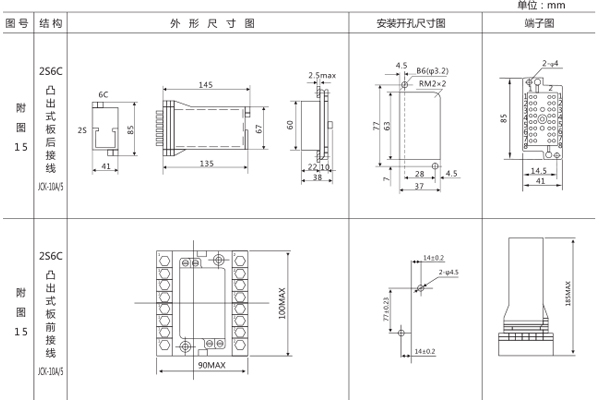 安裝尺寸