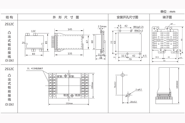 安裝尺寸