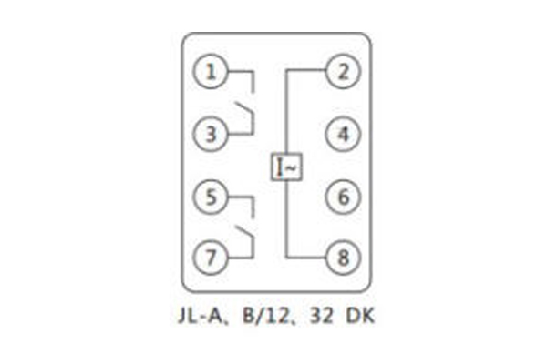 JL-A-12DK內(nèi)部接線(xiàn)及外引端子圖（正視圖）1.jpg